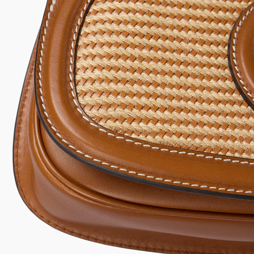 Gucci Blondie Woven Medium Top Handle Bag