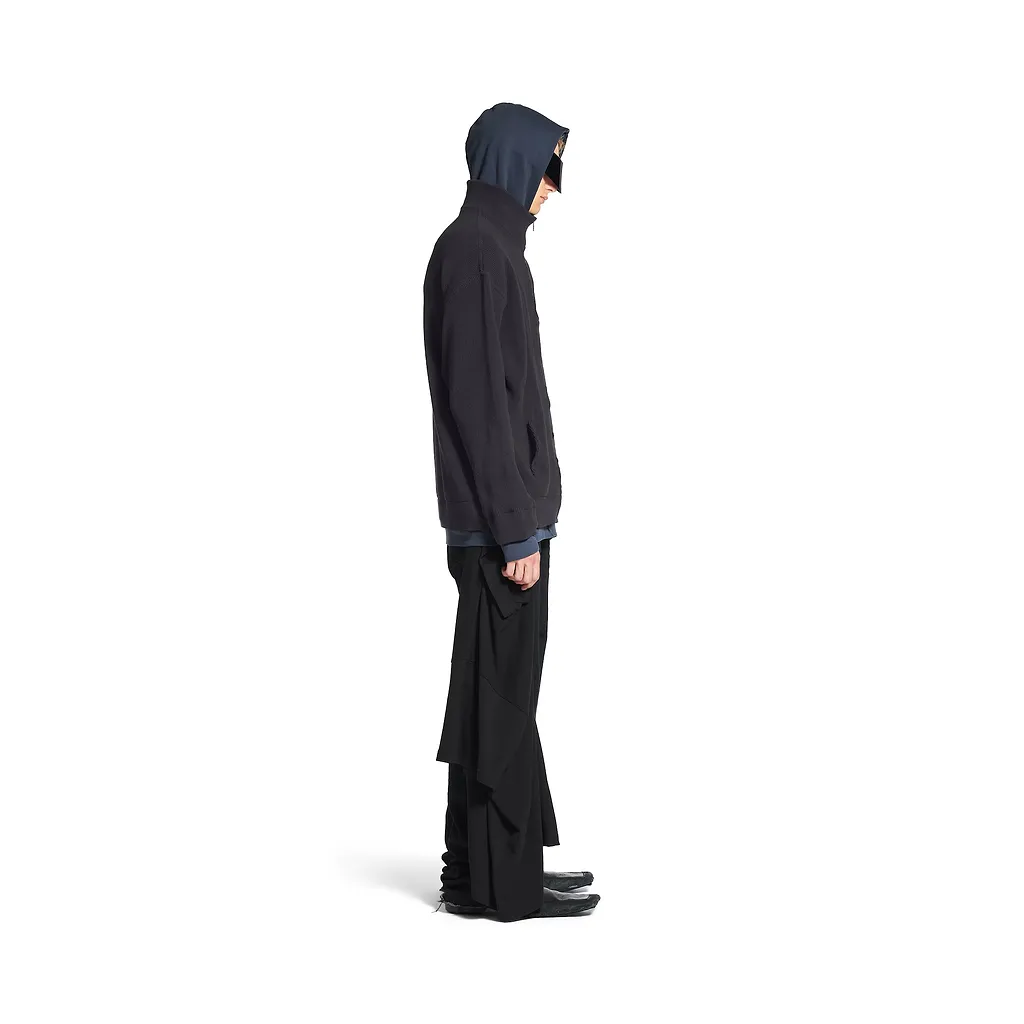 Hybrid Zip-Up Cardigan