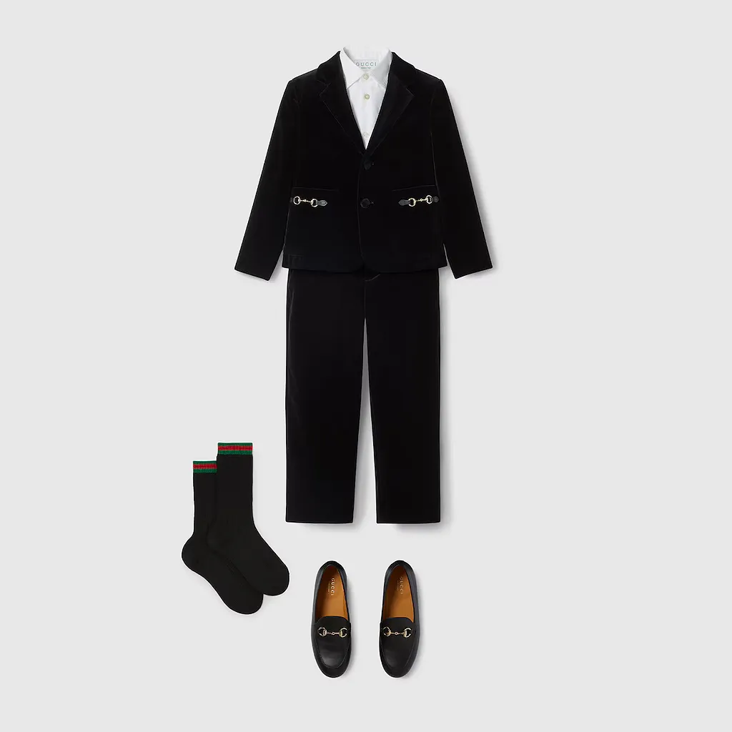 Children's Cotton Velvet Jacket