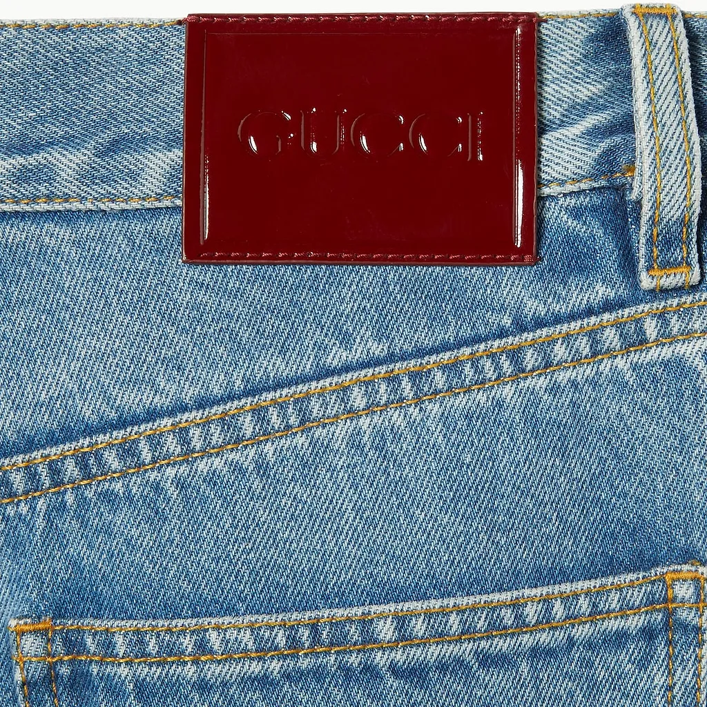 Wide Leg Denim Pants