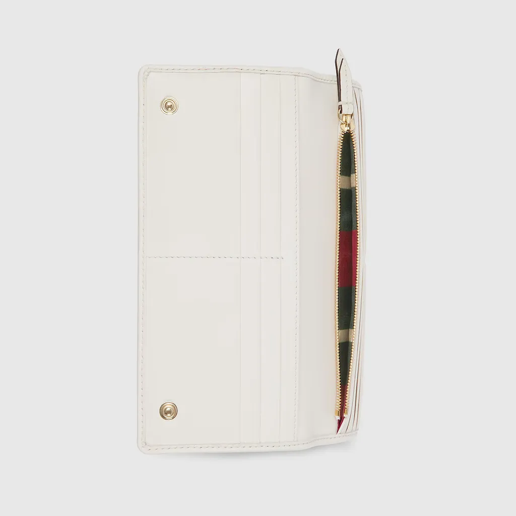 Gg Emblem Continental Wallet