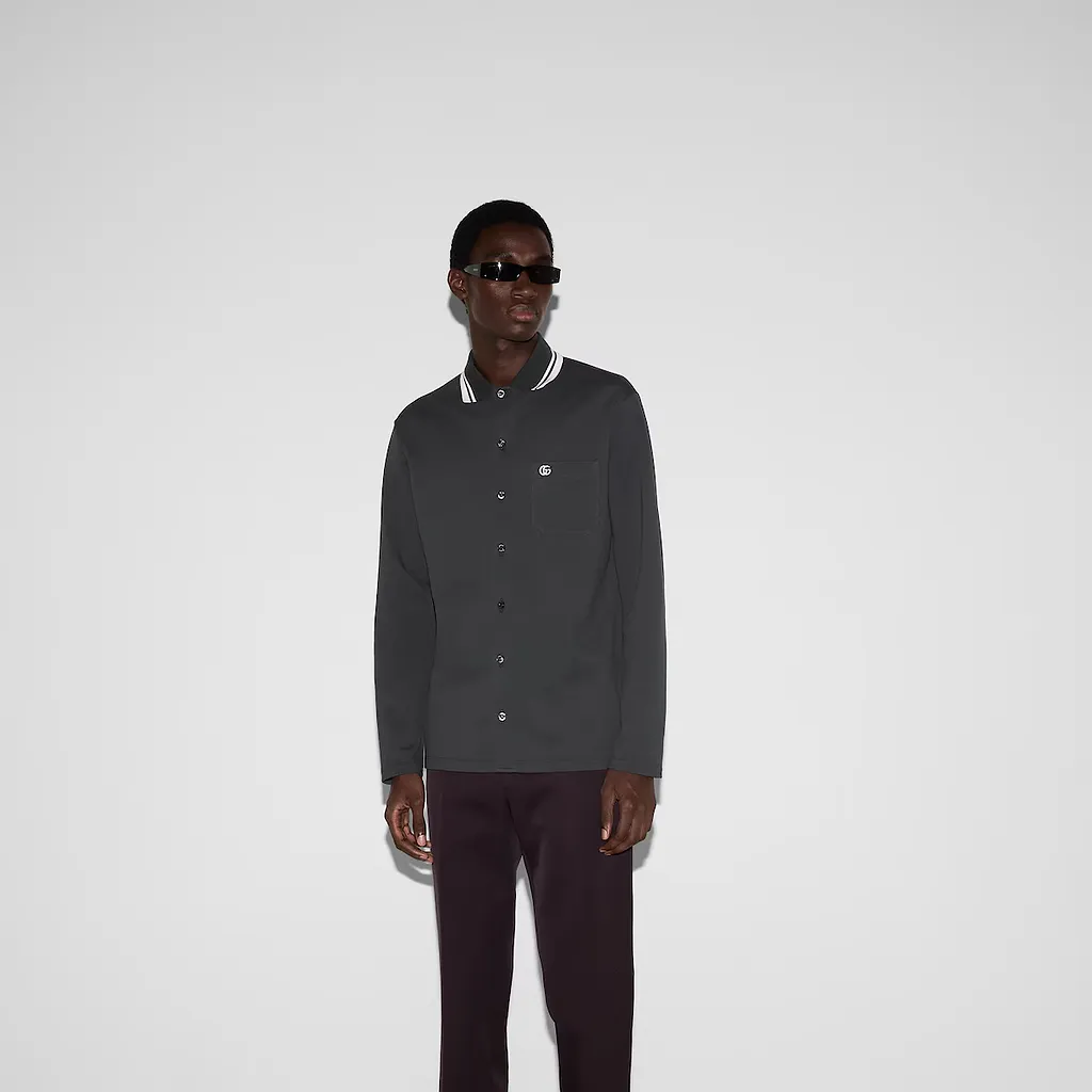Embroidered Cotton Piquet Polo Shirt