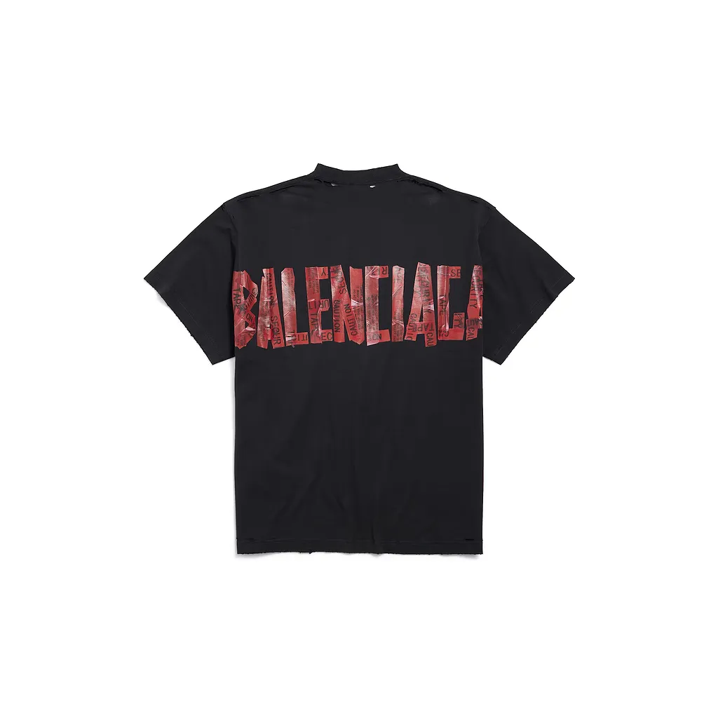 Security Tape Logo Oversized T-Shirt