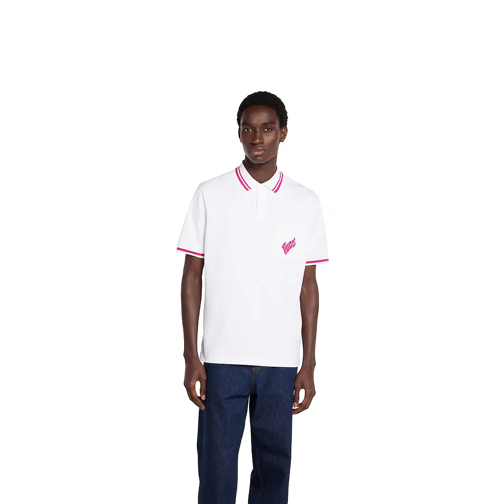 Cotton Polo Shirt With Embroidery