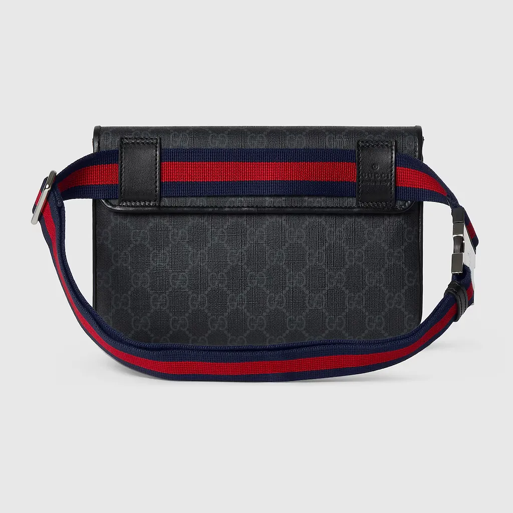 Gg Black Small Belt Bag