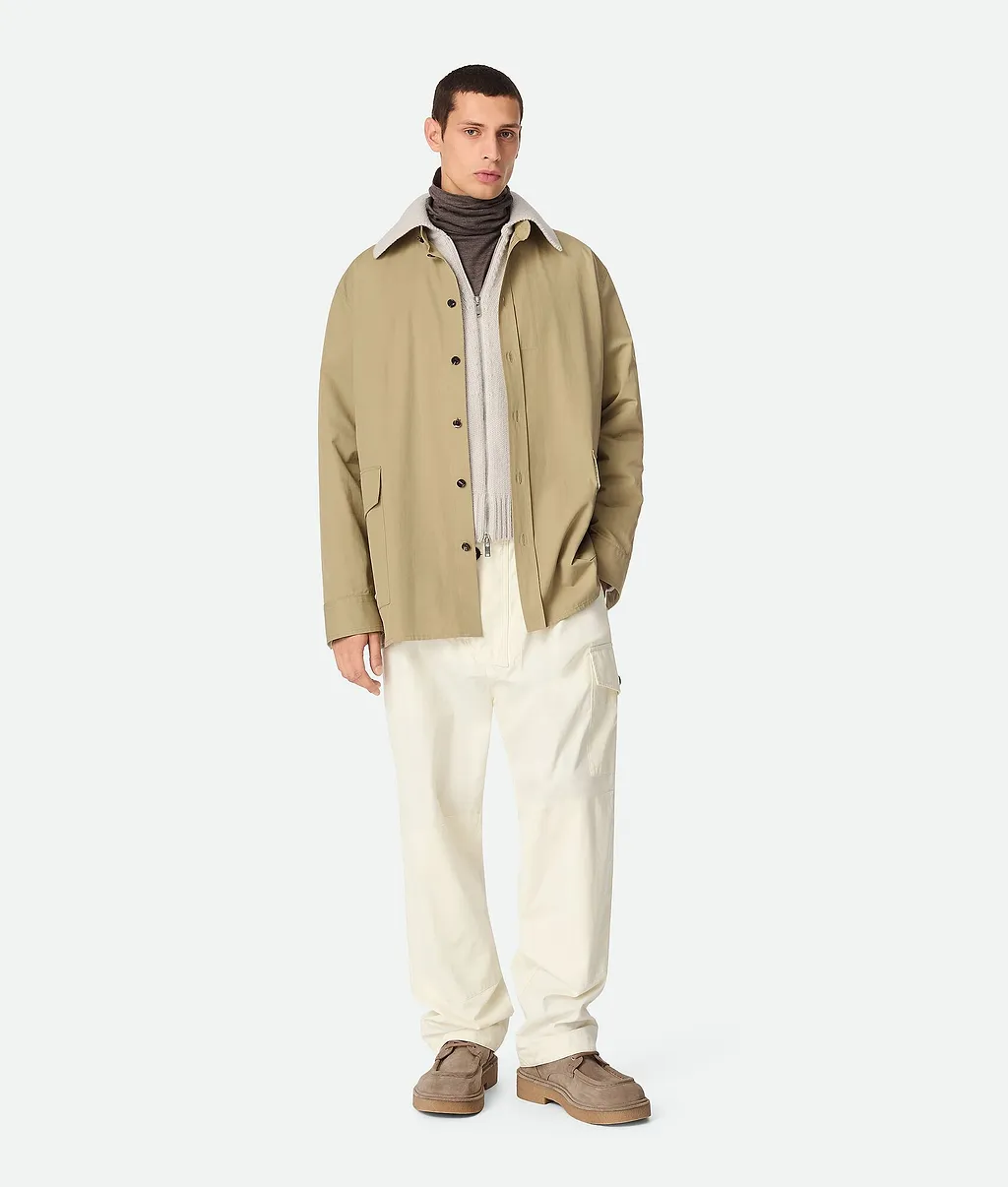 Light Cotton Twill Trousers