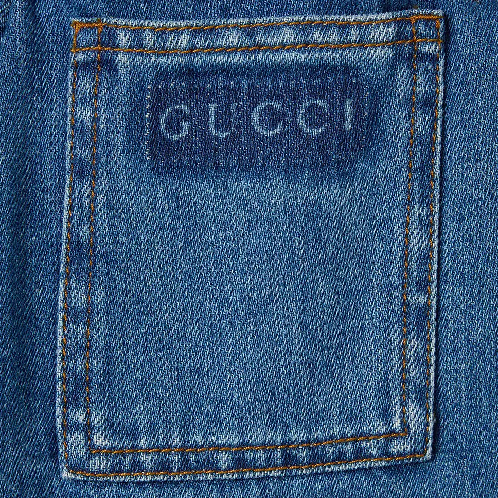 Children's Lasered Denim Shorts