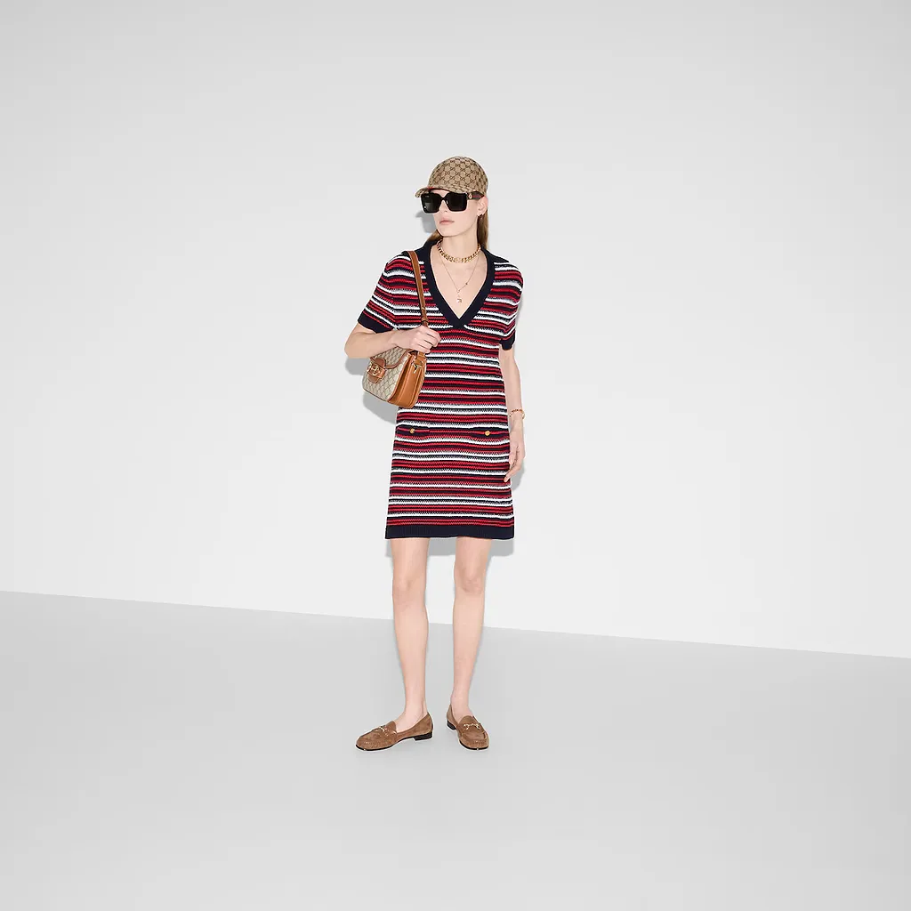Fine Wool Polo Dress