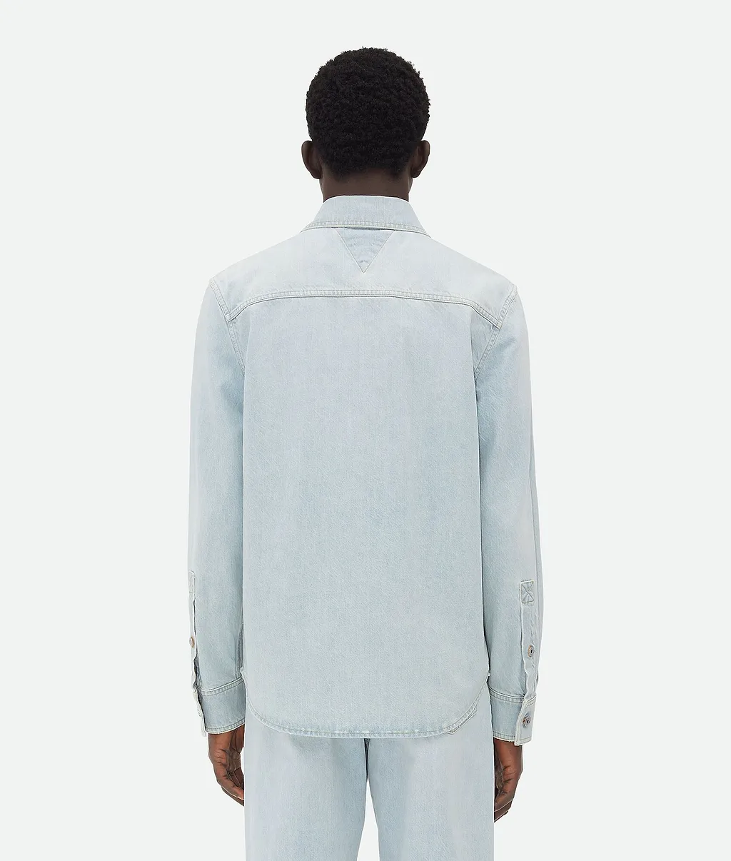 Extra Bleached Denim Overshirt