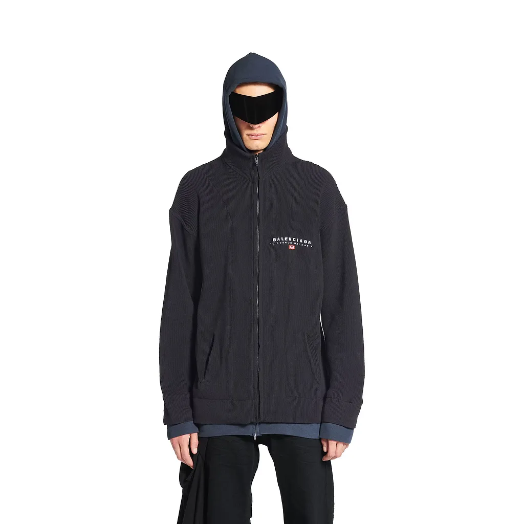 Hybrid Zip-Up Cardigan