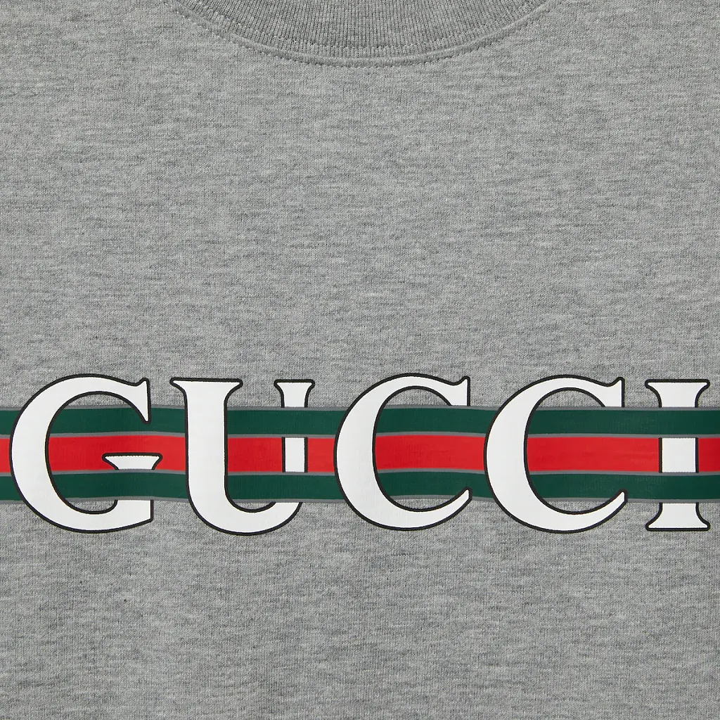 Cotton Jersey T-Shirt With Print