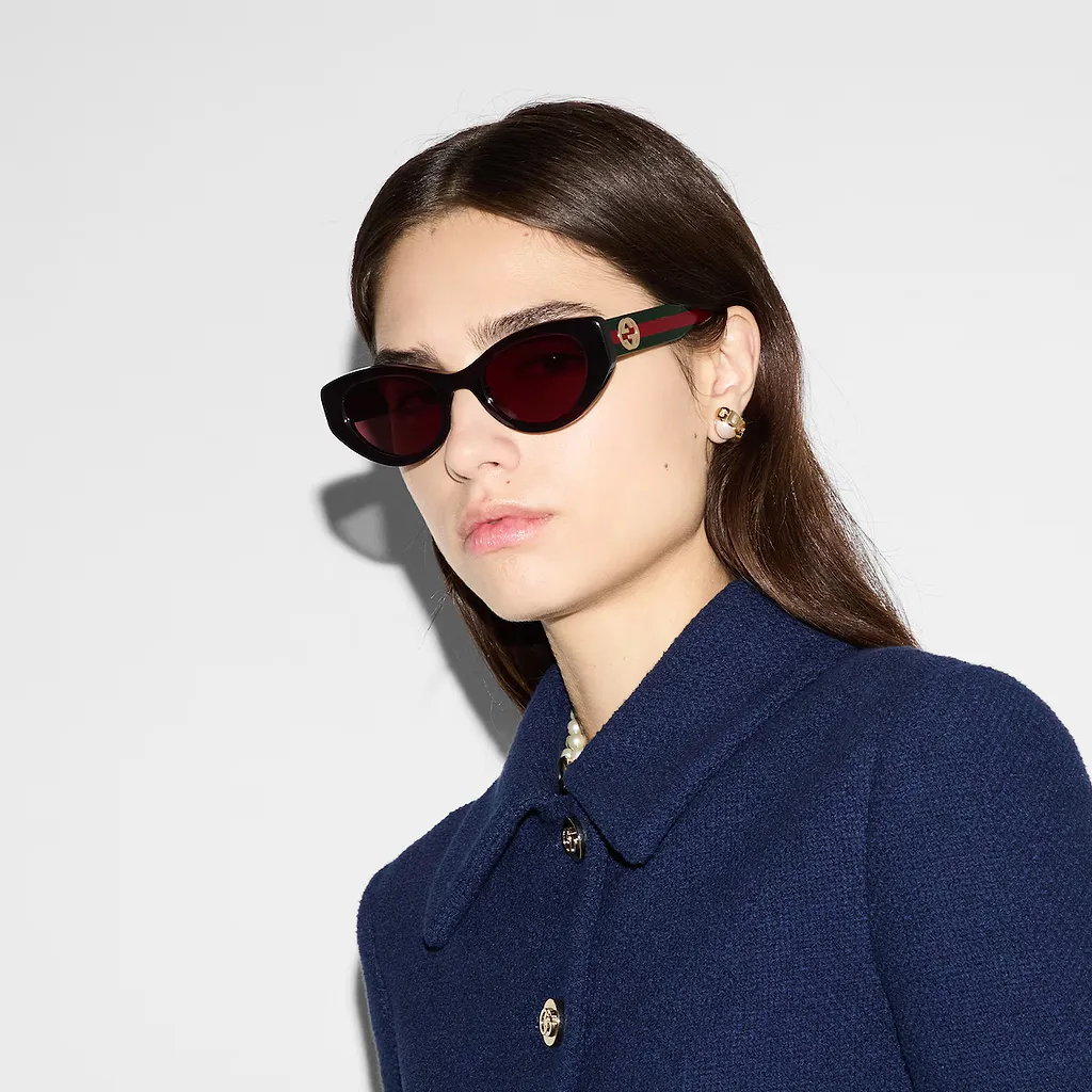Cat-Eye Frame Sunglasses