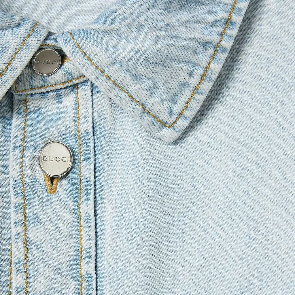 Lasered Denim Shirt