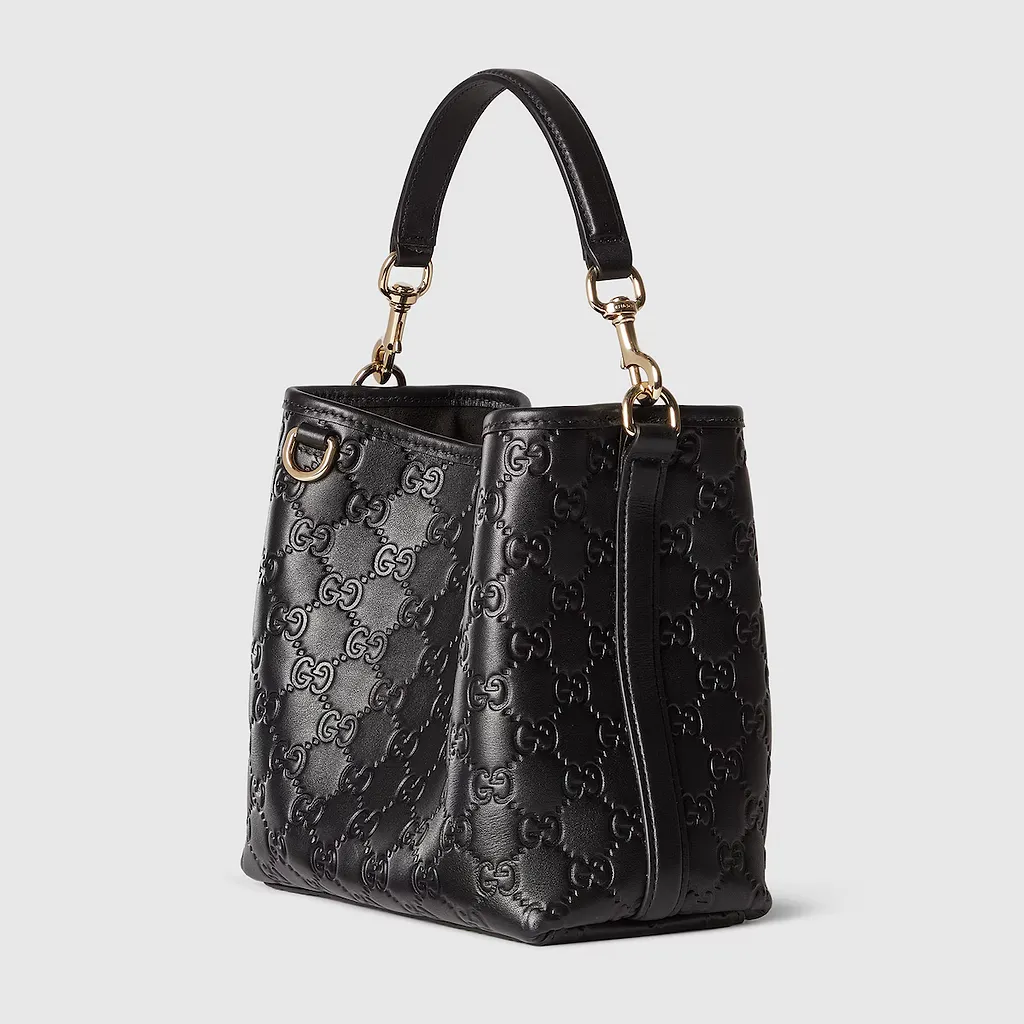 Gg Emblem Small Bucket Bag