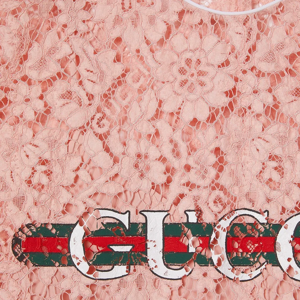 Floral Lace Top With Print