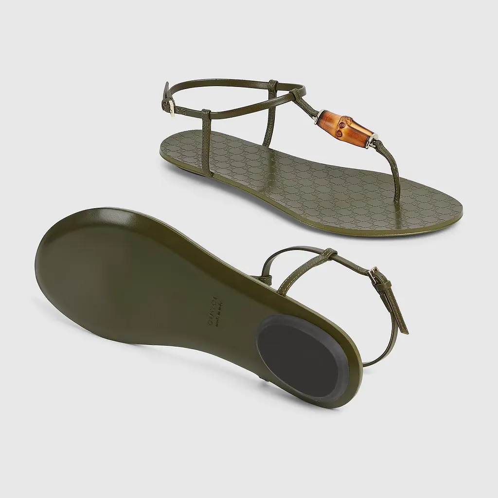 Thong Sandal With Bamboo