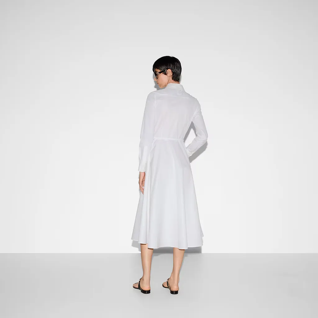 Cotton Poplin Dress