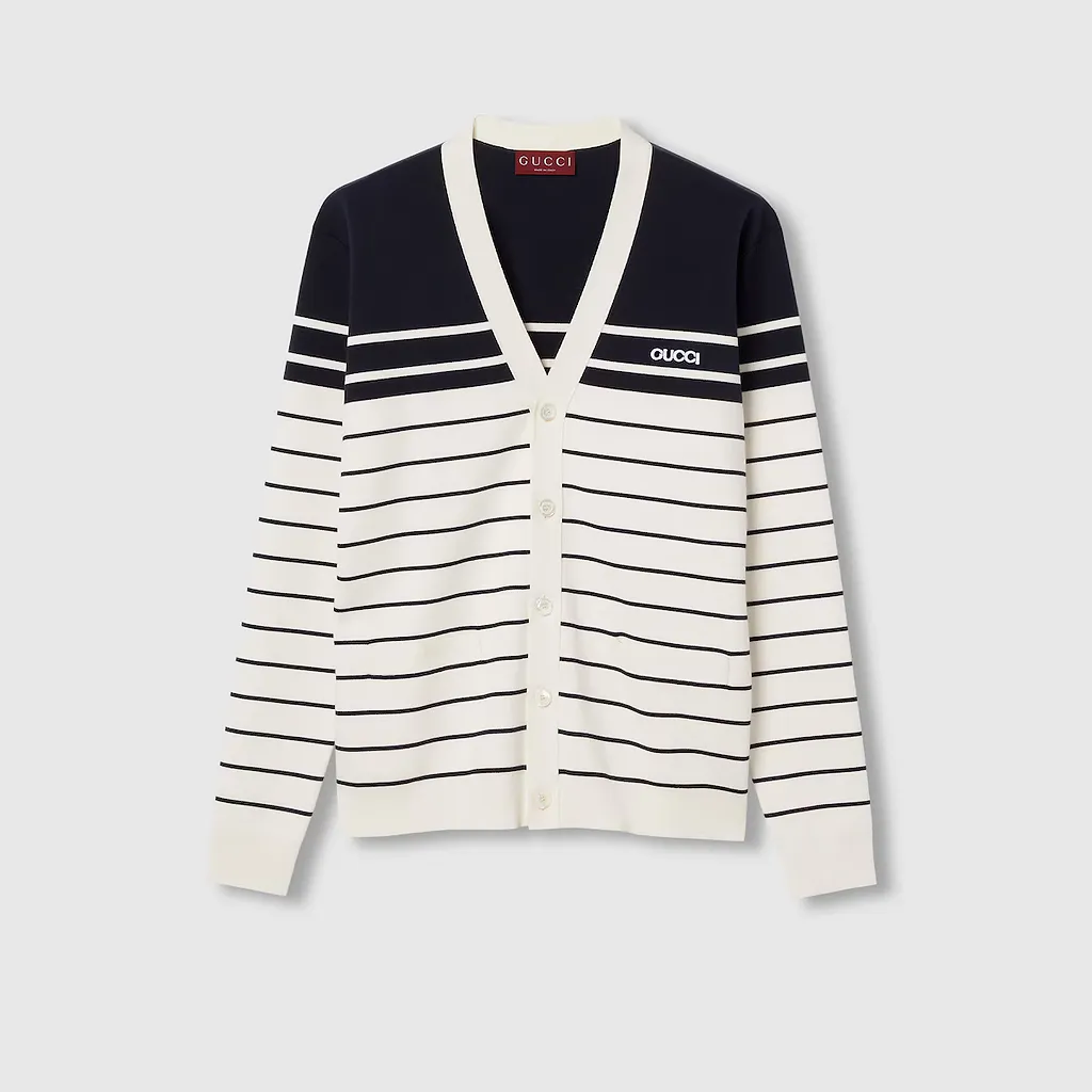 Cotton Cardigan With Embroidery