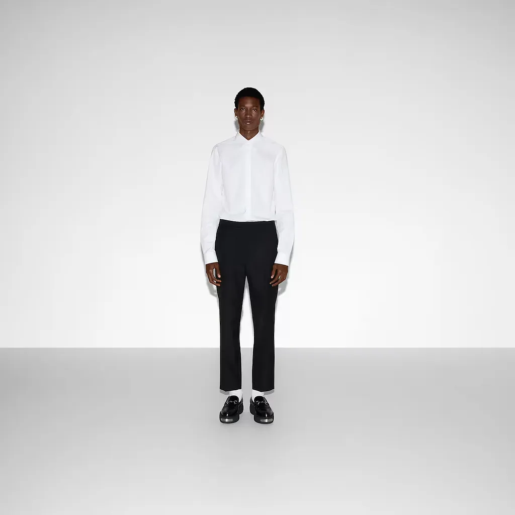 Embroidered Cotton Poplin Shirt