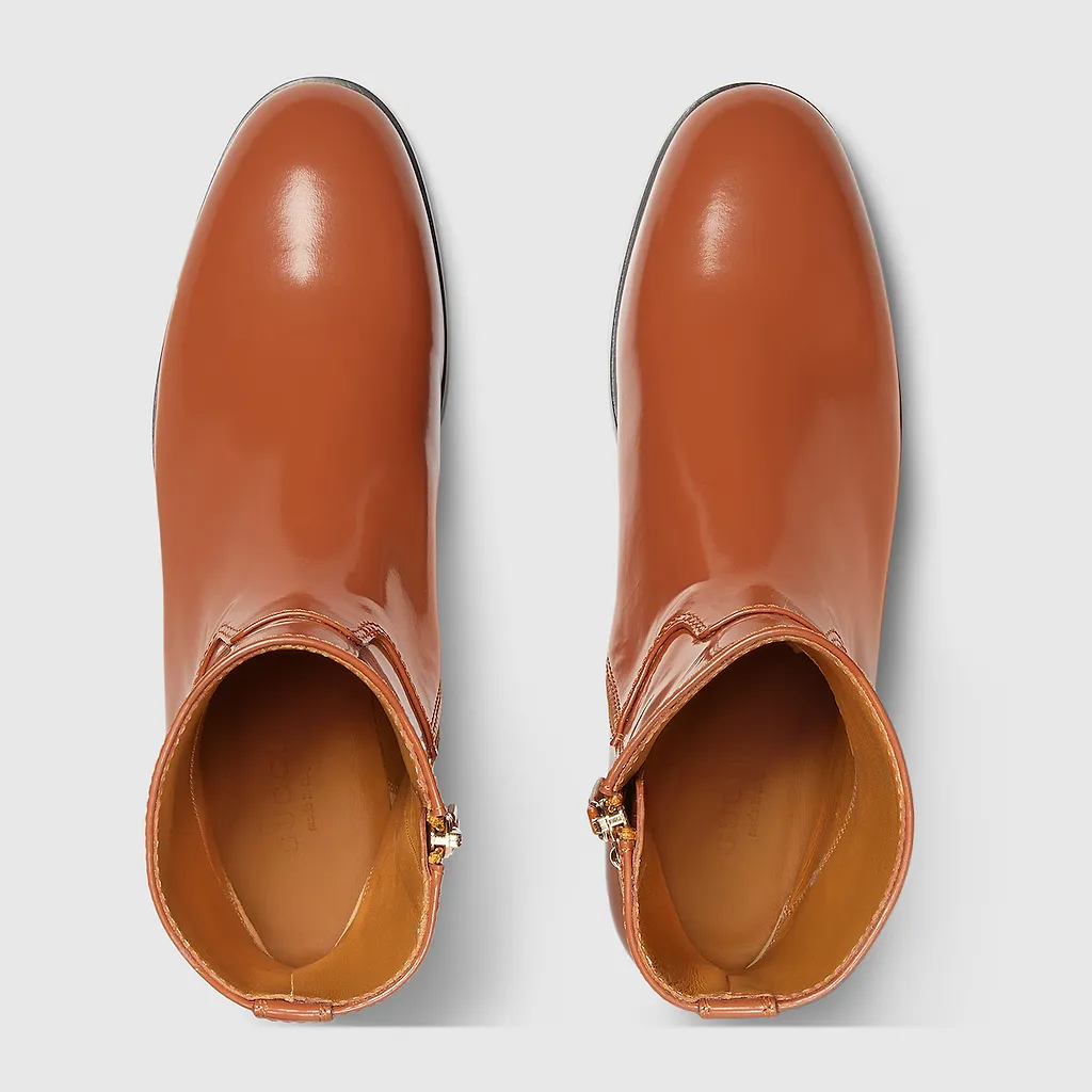Slim Horsebit Ankle Boot