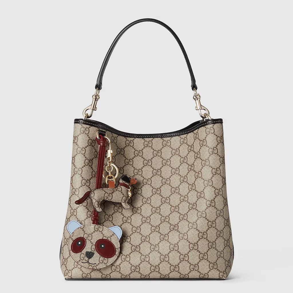 Gg Emblem Medium Bucket Bag