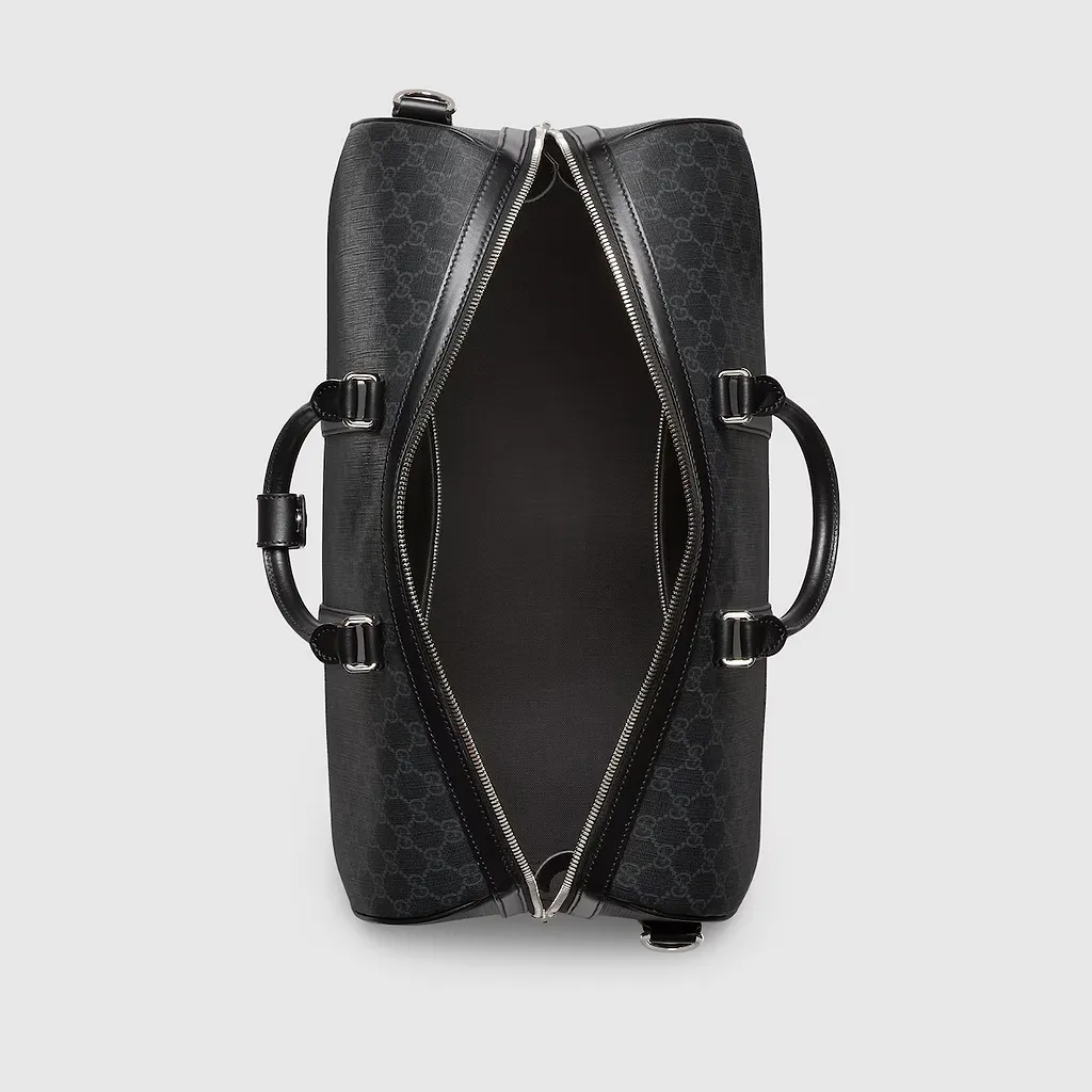 Gg Black Medium Duffle Bag