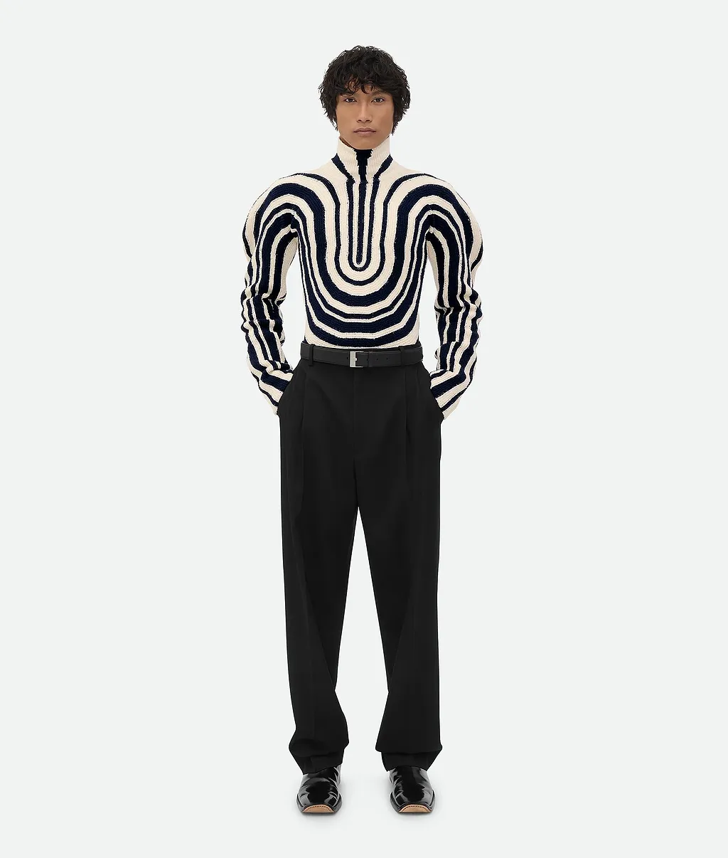 Graphic Cotton Rib Jumper
