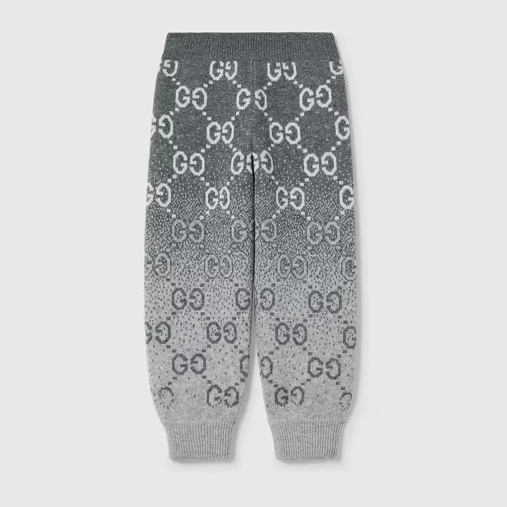 Children's Gg Wool Jacquard Trouser