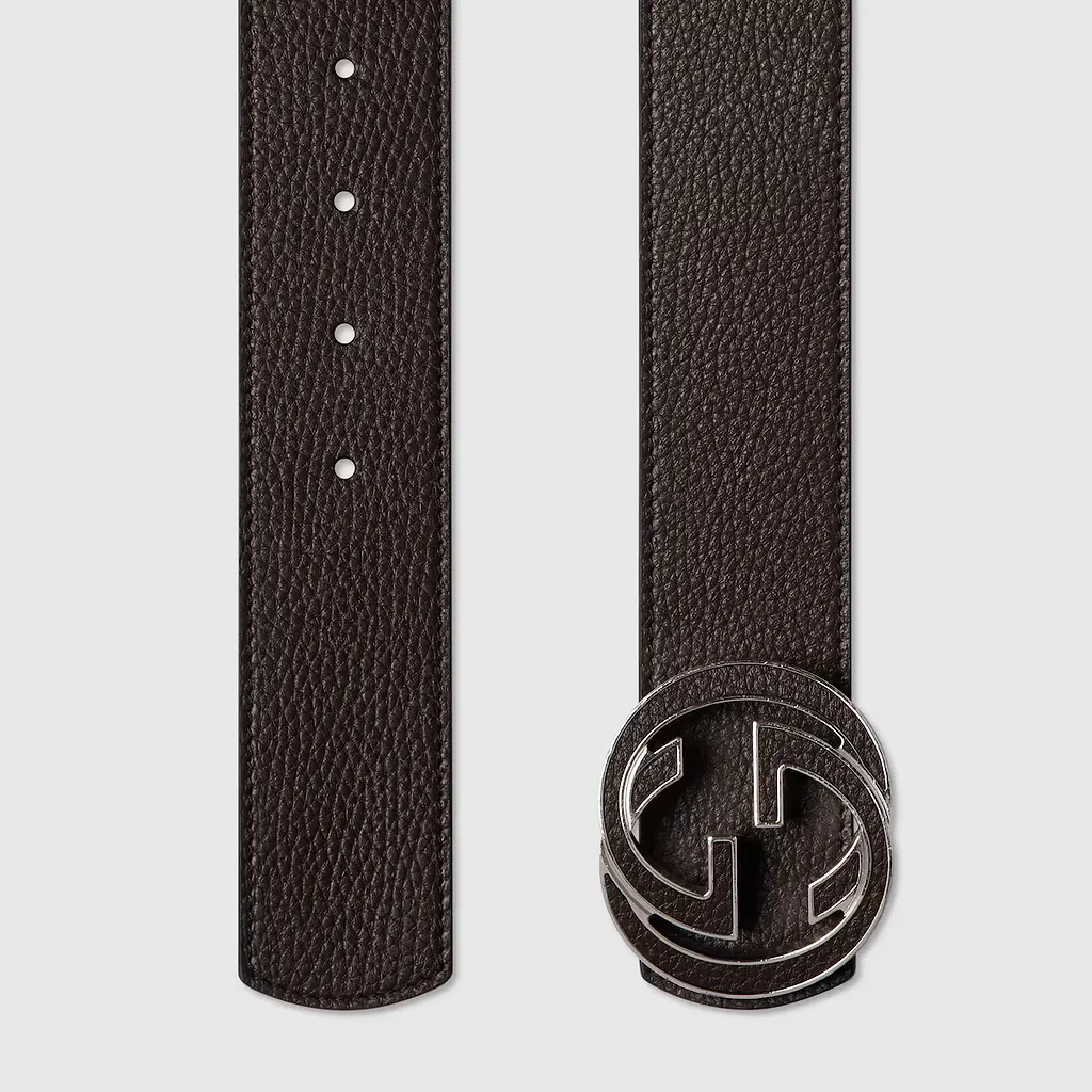 Reversible Belt With Interlocking G Buckle