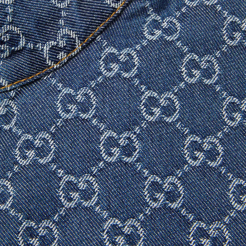 Gg Denim Jacquard Jacket