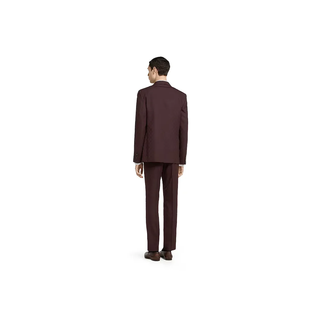 Gg Wool Jacquard Suit
