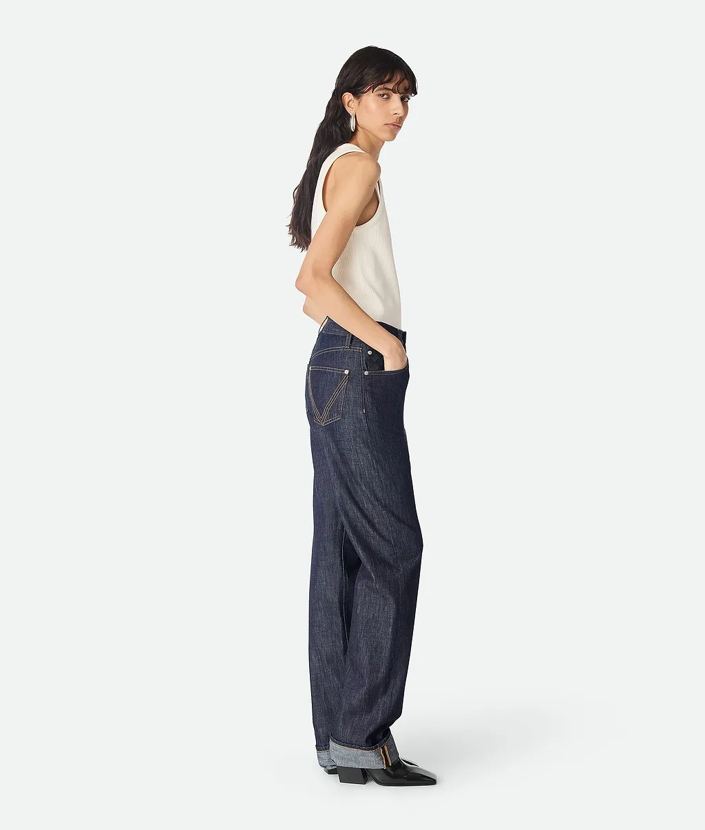 Indigo Straight Jeans