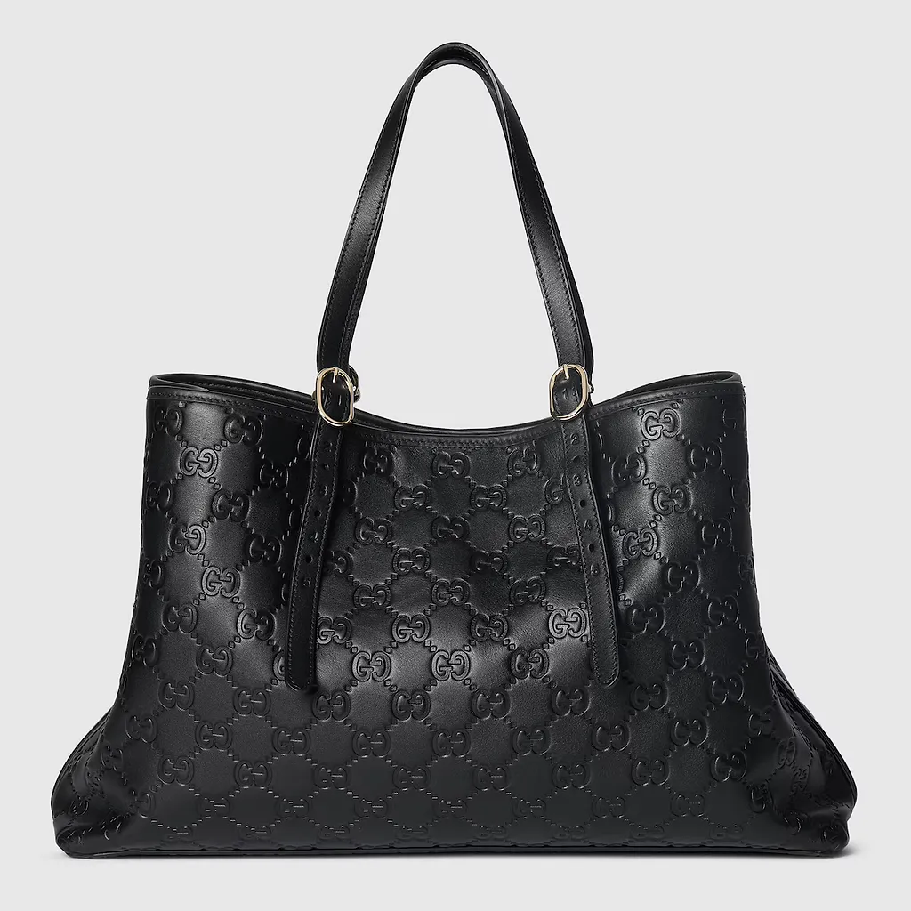 Gg Emblem Large Tote Bag