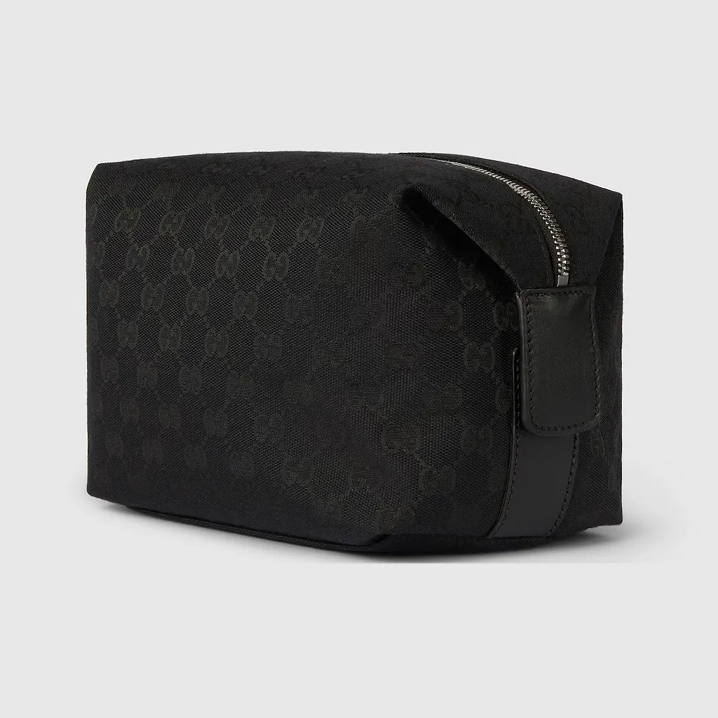 Gg Canvas Small Toiletry Case