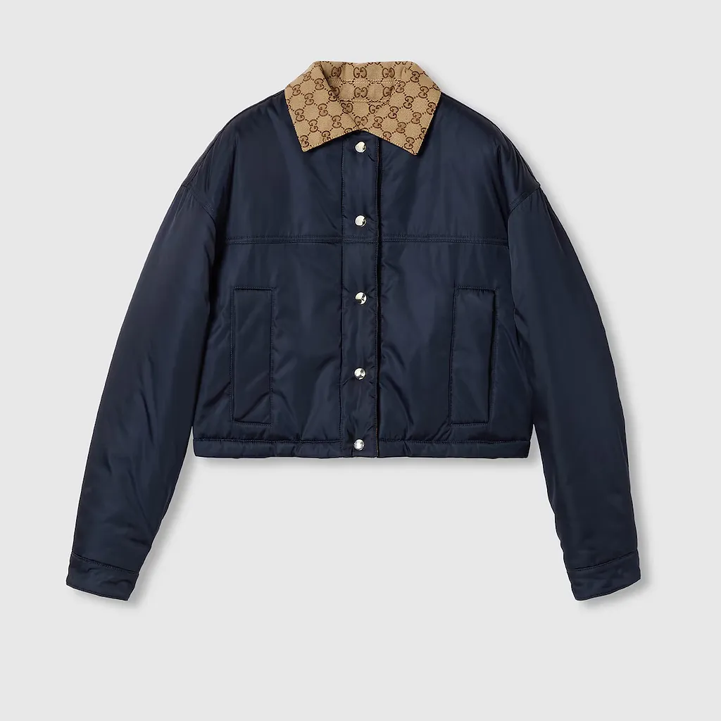 Reversible Gabardine Nylon Jacket
