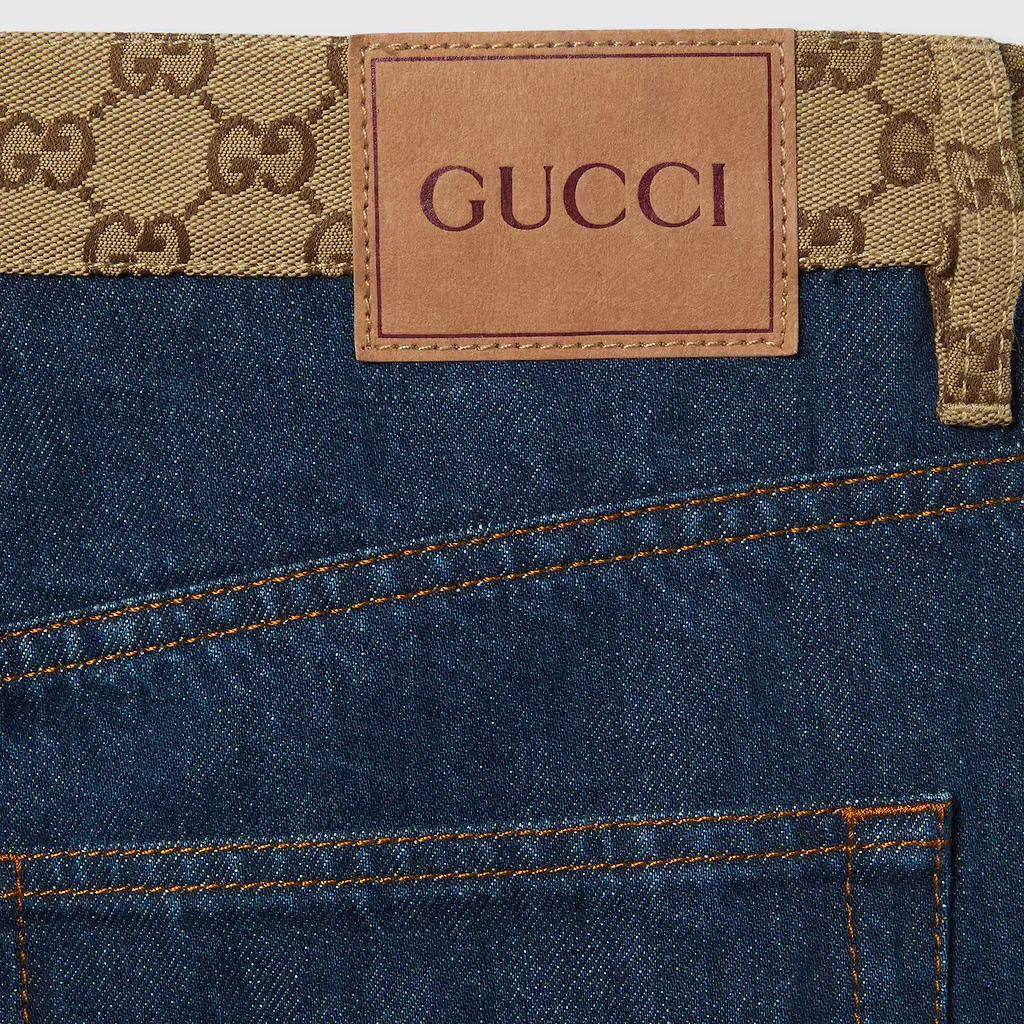 Boyfriend Fit Denim Trouser