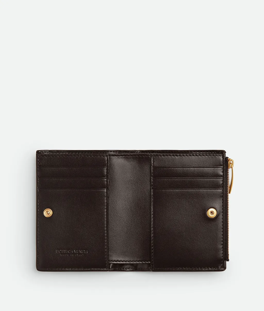 Intrecciato Small Bi-Fold Wallet