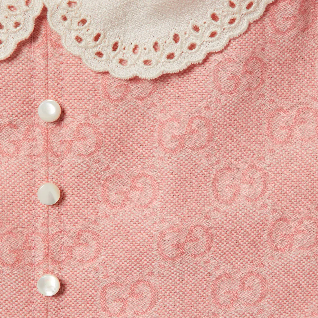 Children's Gg Wool Flannel Dress