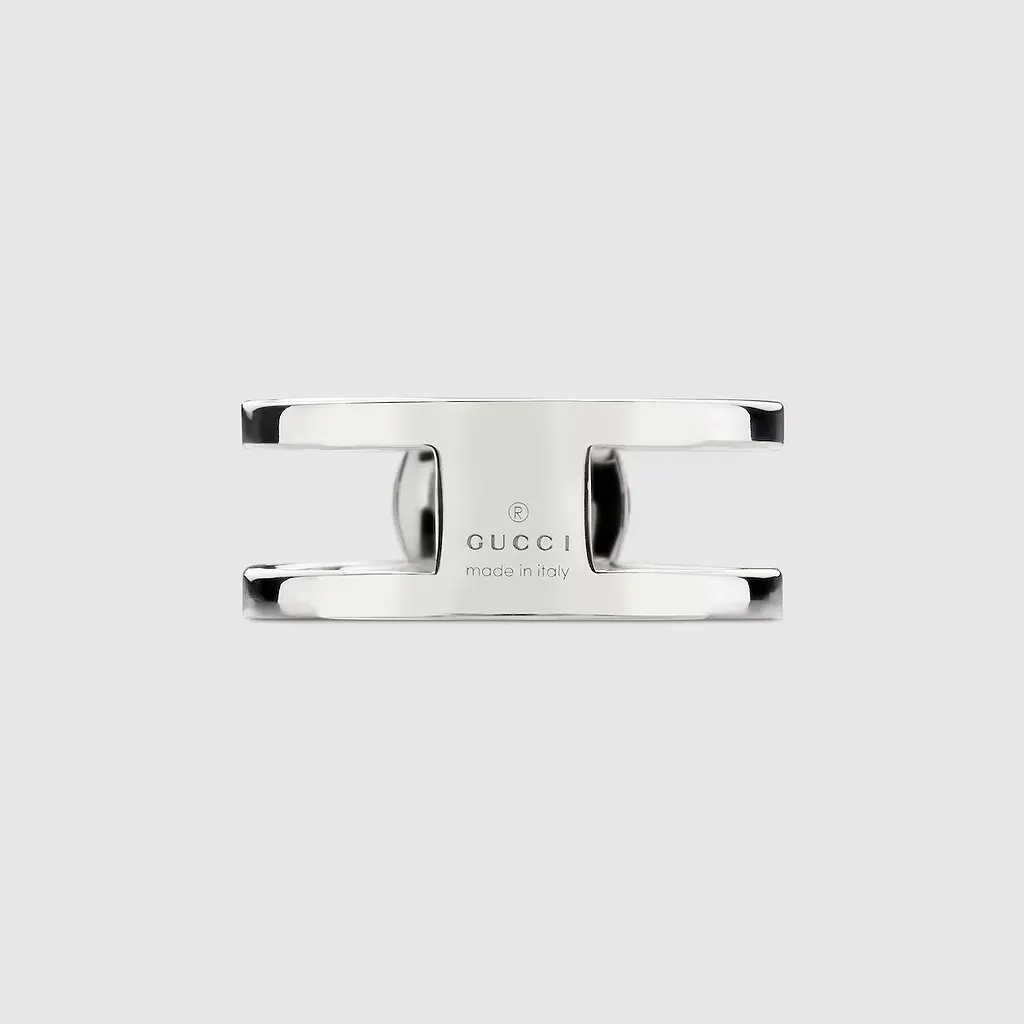 Gucci Interlocking Wide Ring
