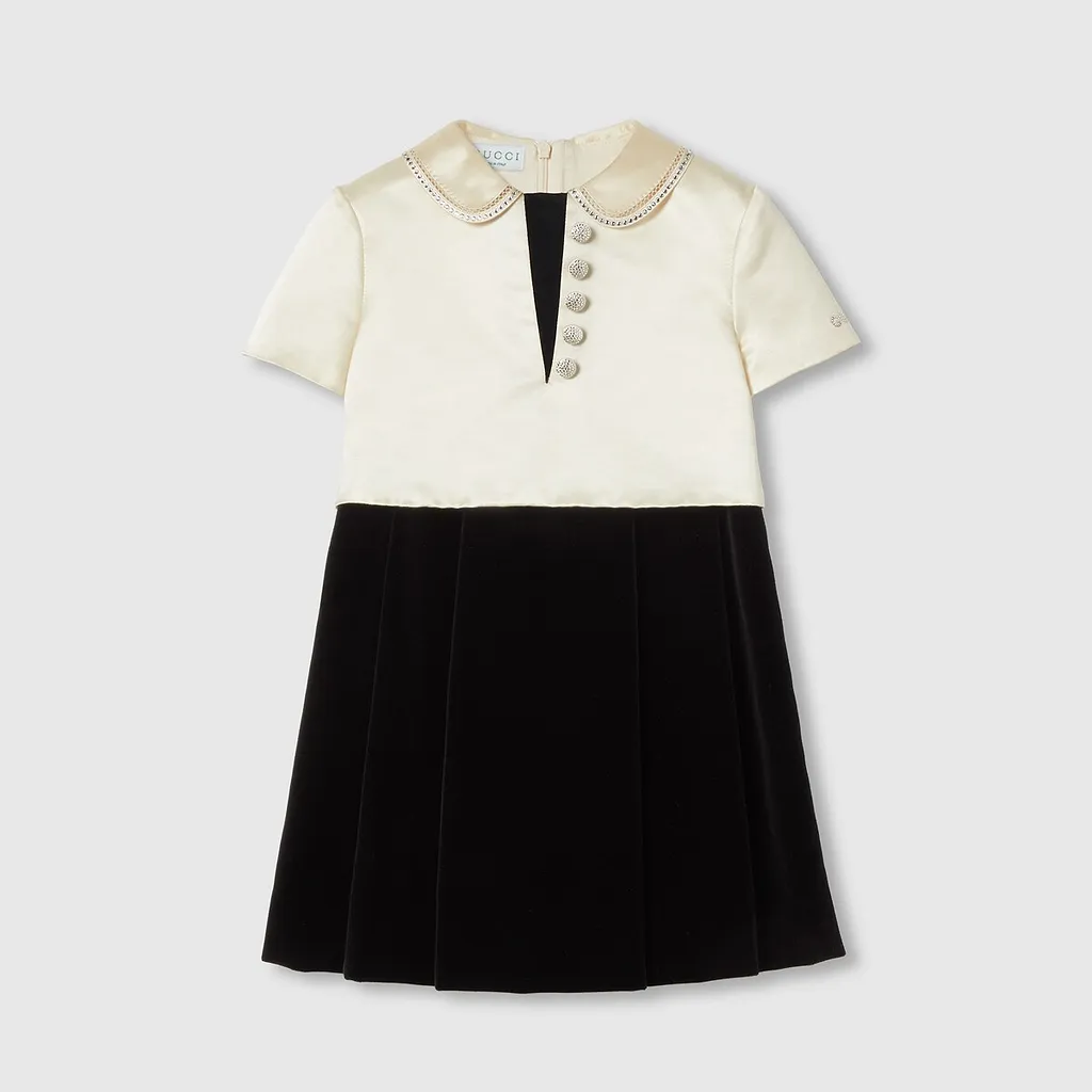 Children's Silk Cotton Duchesse Dress