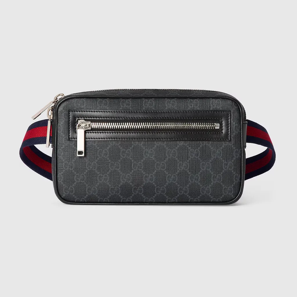 Gg Black Small Belt Bag
