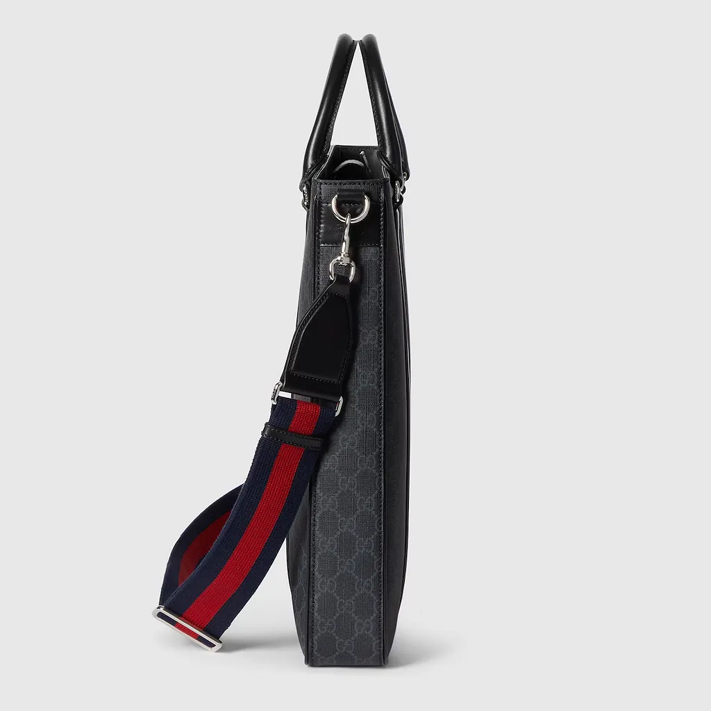 Gg Black Large Tote Bag
