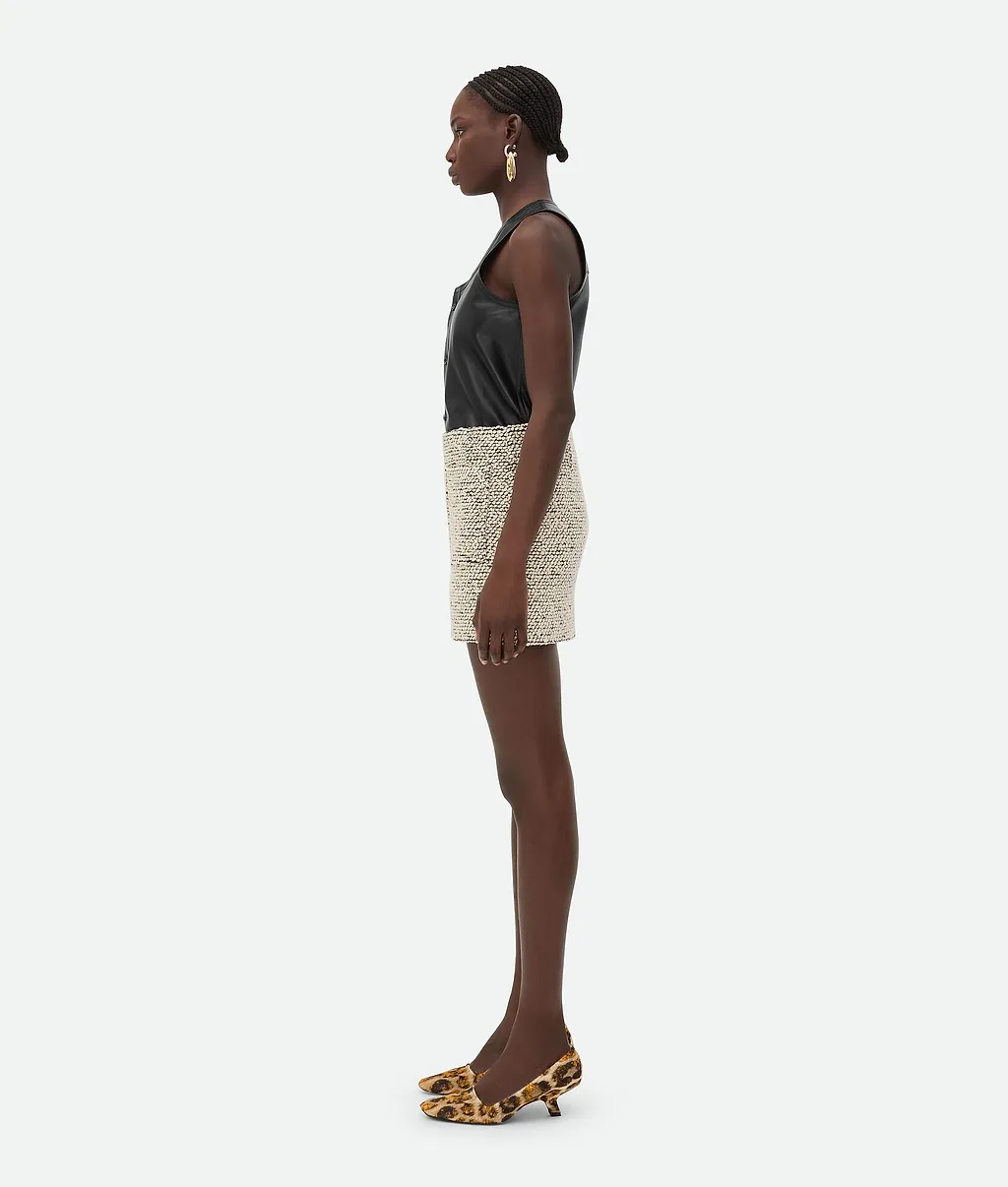 Wool Boucle Skirt