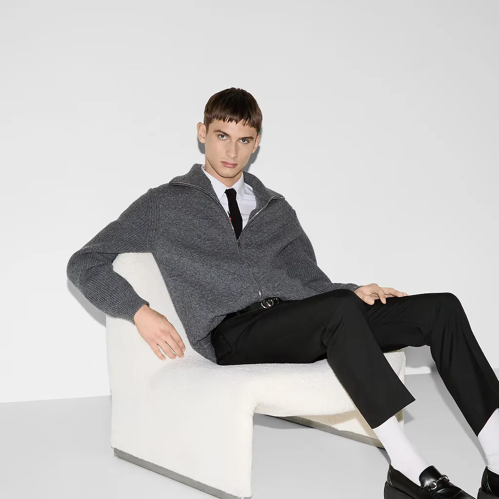 Embossed Gg Wool Sweater
