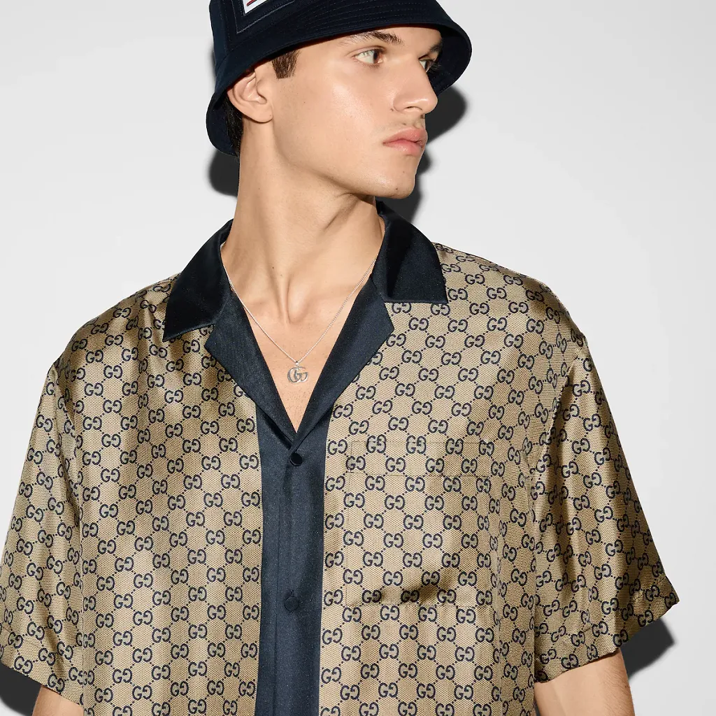 Printed Silk Shirt