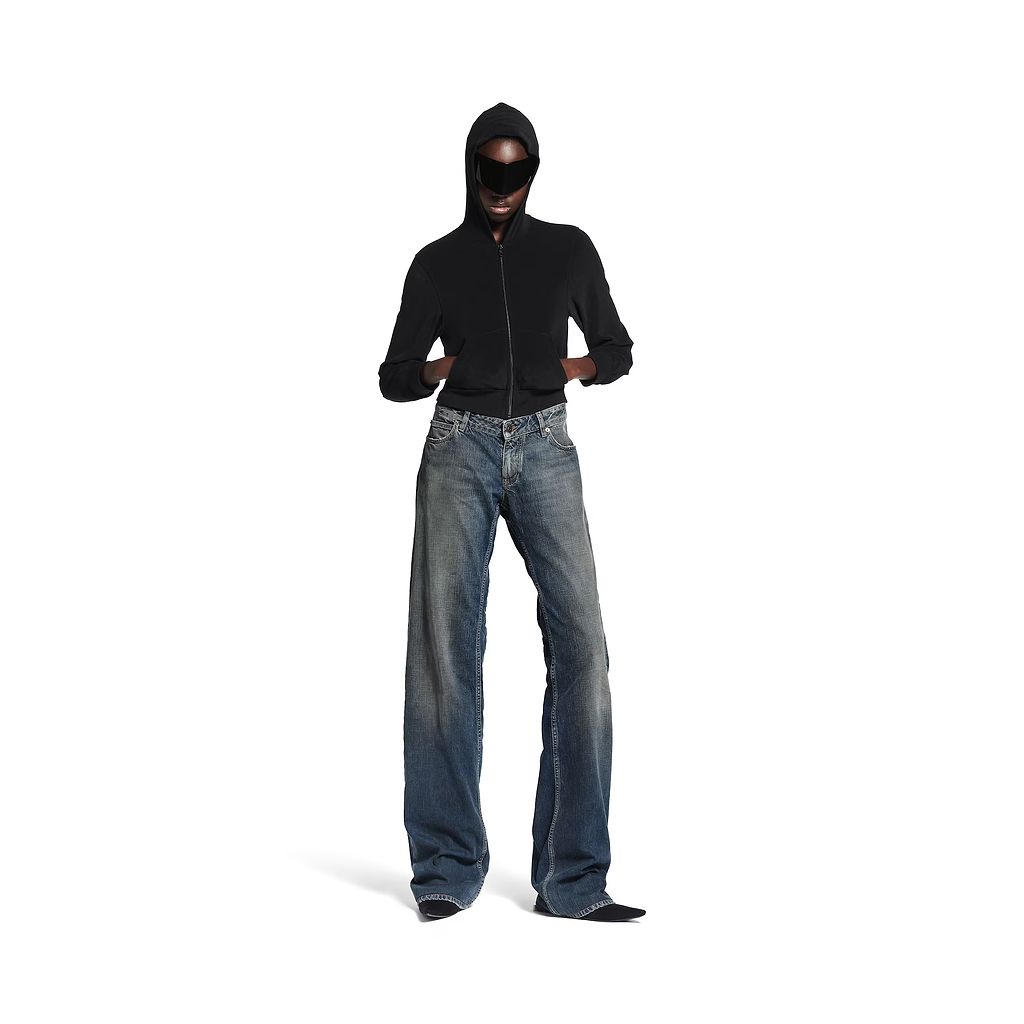 Fitted Low-Waist Pants