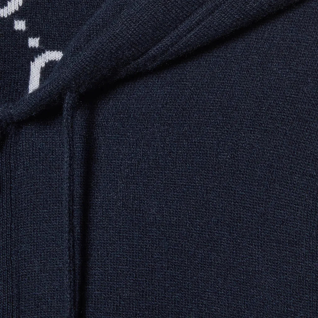 Reversible Gg Wool Hooded Zip Jacket