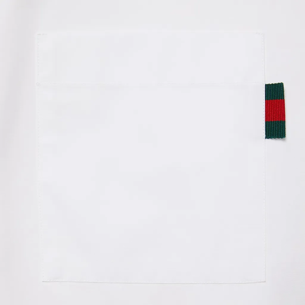 Regular Fit Cotton Shirt With Web
