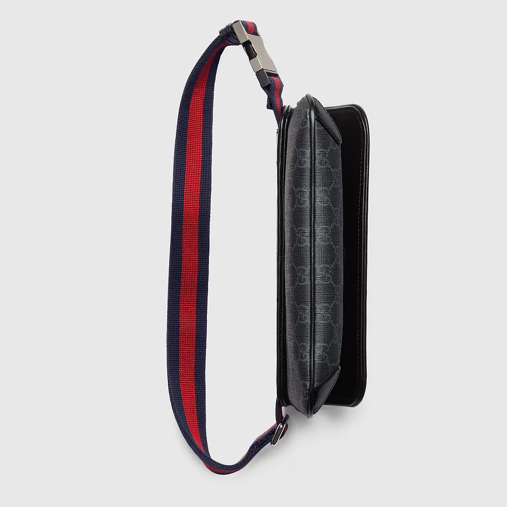 Gg Black Small Belt Bag