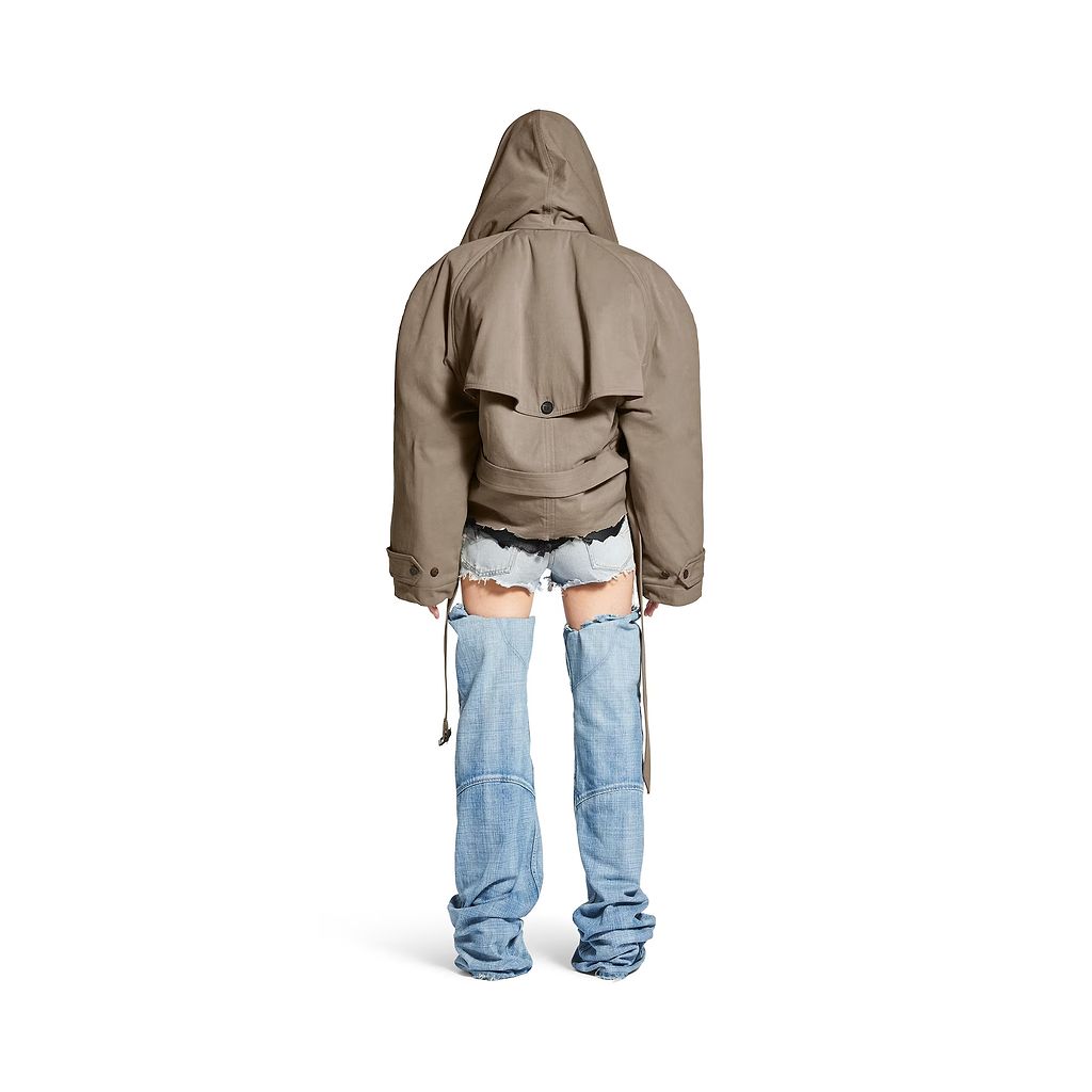 Flipped Hooded Trench